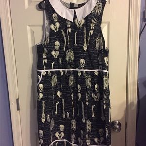 Plus Size Skeleton Parts Dress